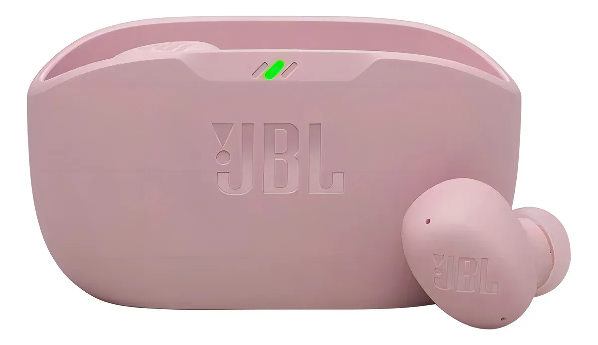Fone De Ouvido Bluetooth Wave Buds2 Sem Fio Rosa JBL Pink